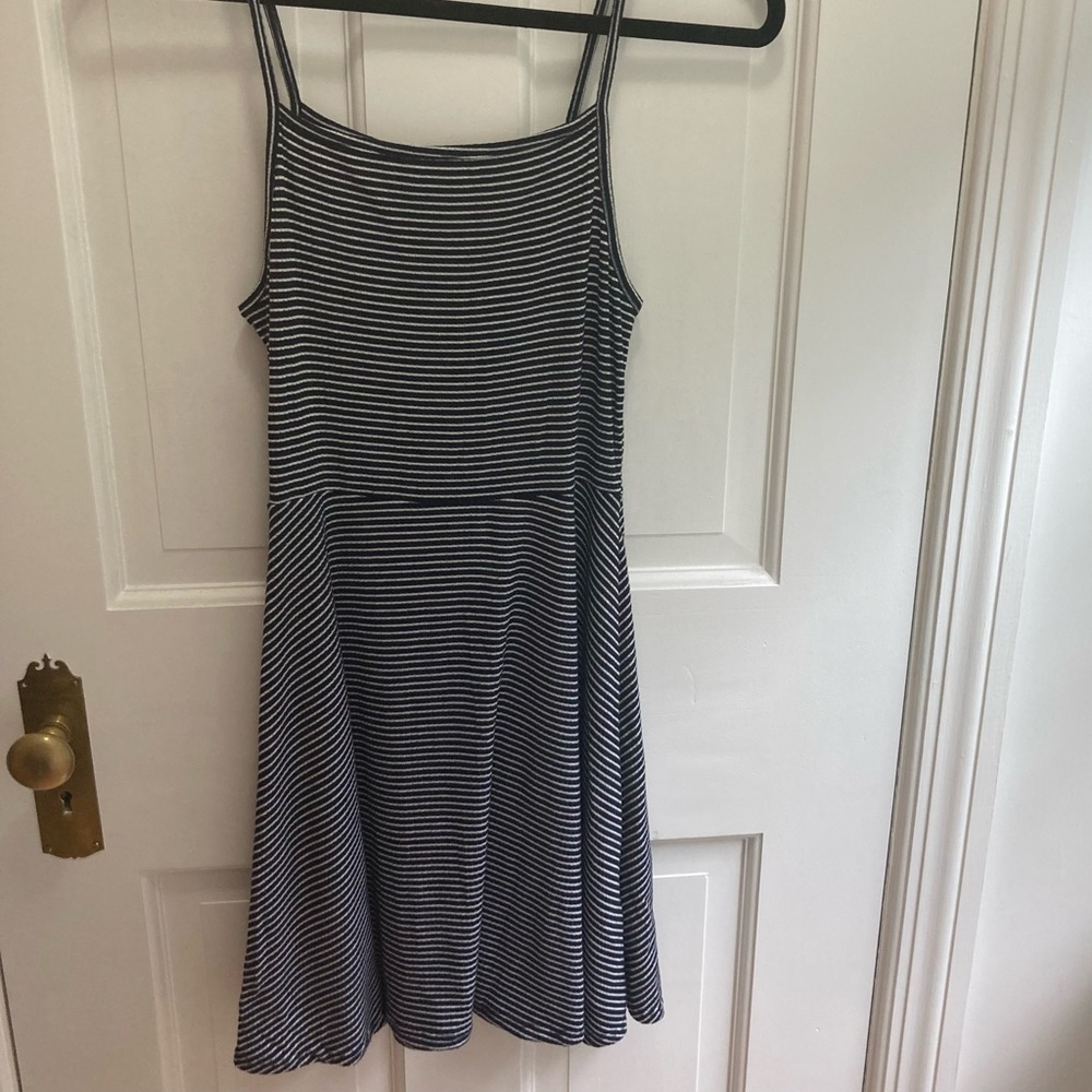 Forever 21 Navy Stripe Sundress - Size Medium